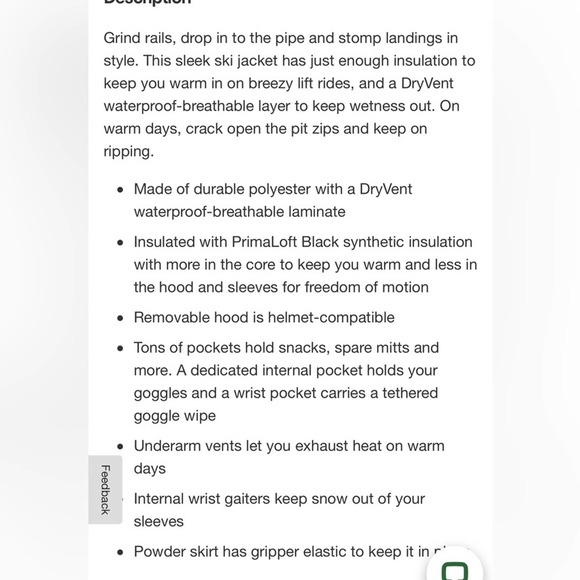 NWT North Face Gatekeeper Ski Jacket Blue Women XL Insulated Water/Windproof - Picture 8 of 14